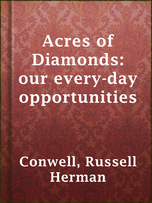 תמונה של  Acres of Diamonds: our every-day opportunities